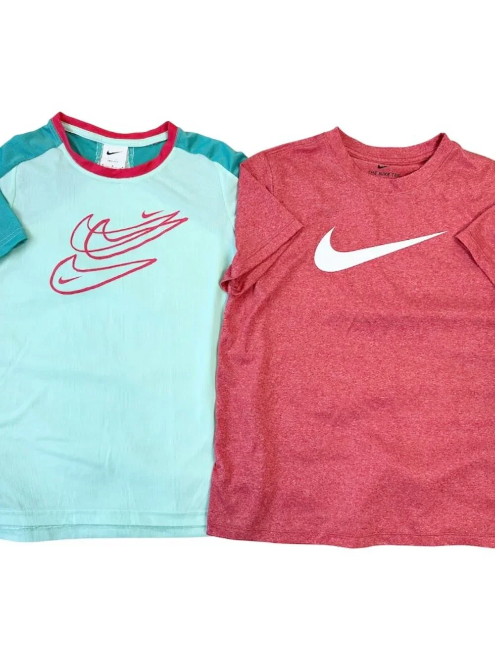 Nike Girls T-Shirts Bundle of 2 Size Medium Multicolor Short Sleeves Pre-owned